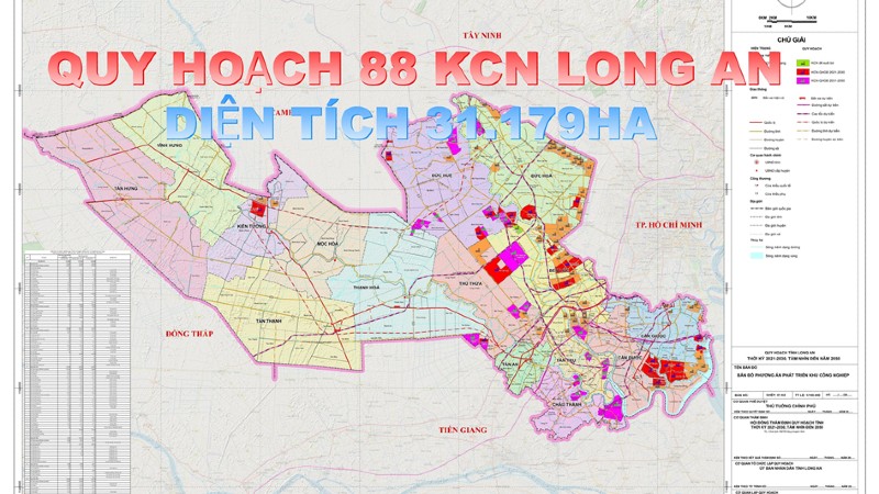 Toàn cảnh quy hoạch 88 khu công nghiệp tỉnh Long An đến năm 2030 và 2050