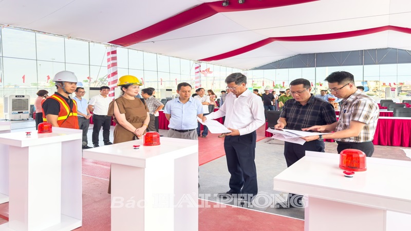 Bảo đảm trang trọng, an toàn lễ khởi công Nhà máy sản xuất vật liệu phân huỷ sinh học công nghệ cao Ecovance