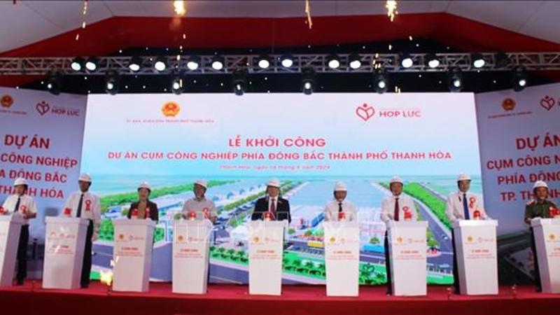 Khởi công dự án cụm công nghiệp phía Đông Bắc, thành phố Thanh Hóa
