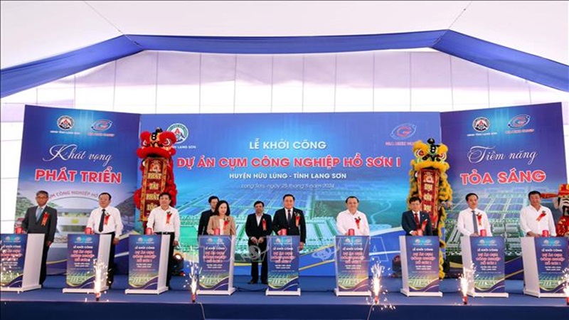 Lạng Sơn: Khởi công Dự án Cụm công nghiệp Hồ Sơn 1, huyện Hữu Lũng