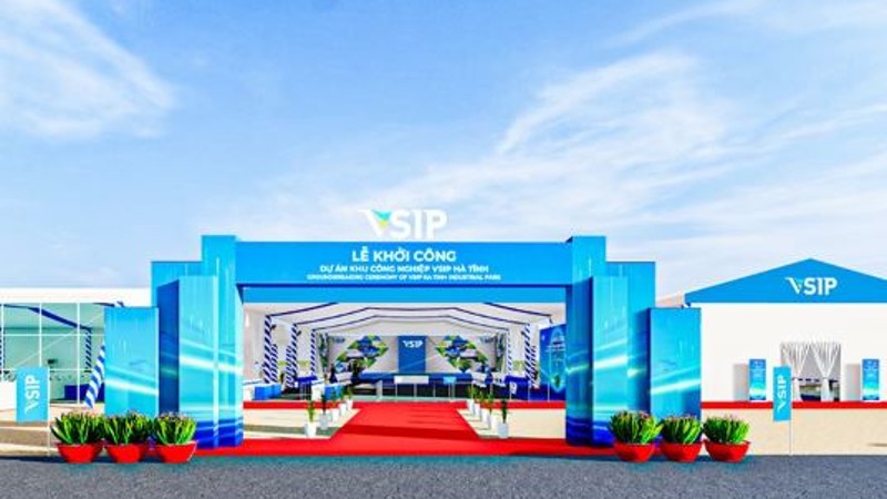 Sẵn sàng cho lễ khởi công dự án VSIP Hà Tĩnh
