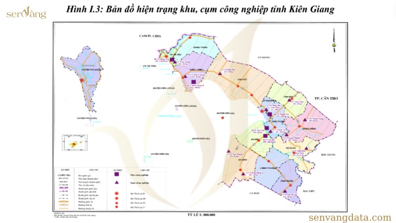 Tóm tắt quy hoạch Khu, Cụm công nghiệp tỉnh Kiên Giang giai đoạn 2021-2030