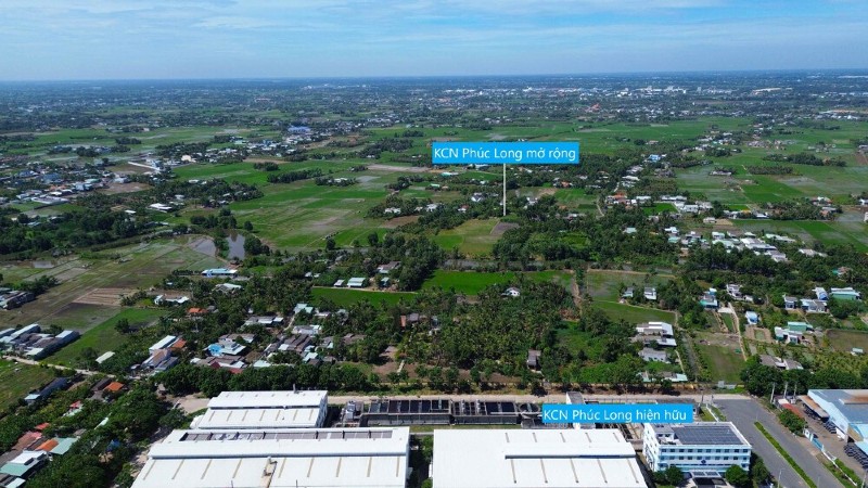 Vị trí sắp làm khu công nghiệp 5.600 tỷ tại Bến Lức, Long An