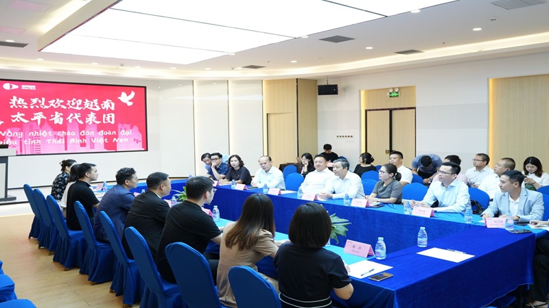 Đoàn công tác xúc tiến đầu tư tỉnh Thái Bình: Thăm, làm việc với một số doanh nghiệp, tập đoàn Trung Quốc