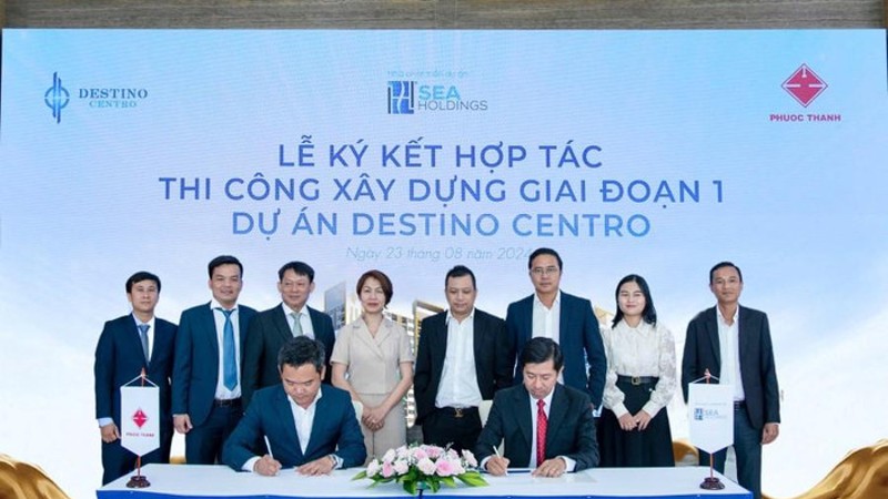 Seaholdings hợp tác cùng nhà thầu Phước Thành xây dựng dự án Destino Centro tại khu Tây TP.HCM