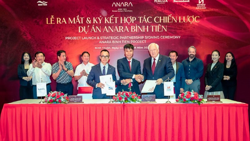 Ký kết hợp tác phát triển dự án Anara Bình Tiên