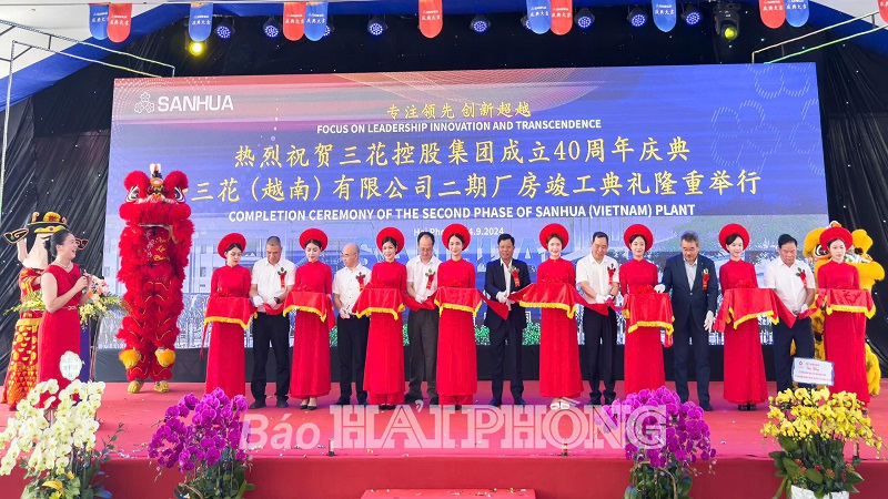 Khánh thành giai đoạn 2 Nhà máy Công ty TNHH Sanhua Việt Nam