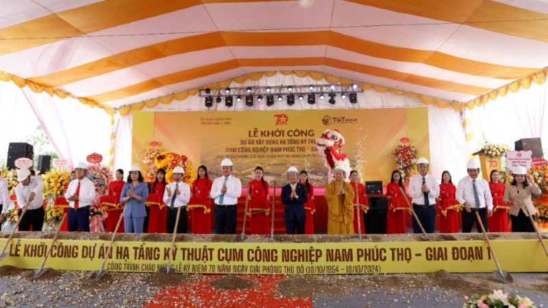 T&T Group khởi công cụm công nghiệp 780 tỷ đồng tại Hà Nội