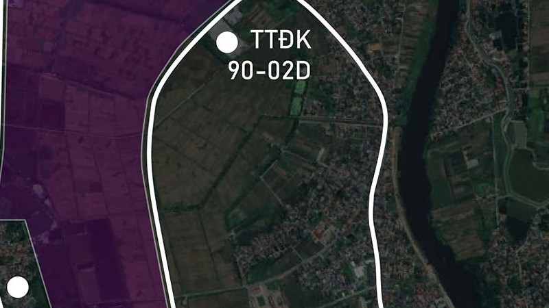 Toàn cảnh vị trí quy hoạch KCN Kim Bảng 3 rộng 100 ha ở Hà Nam