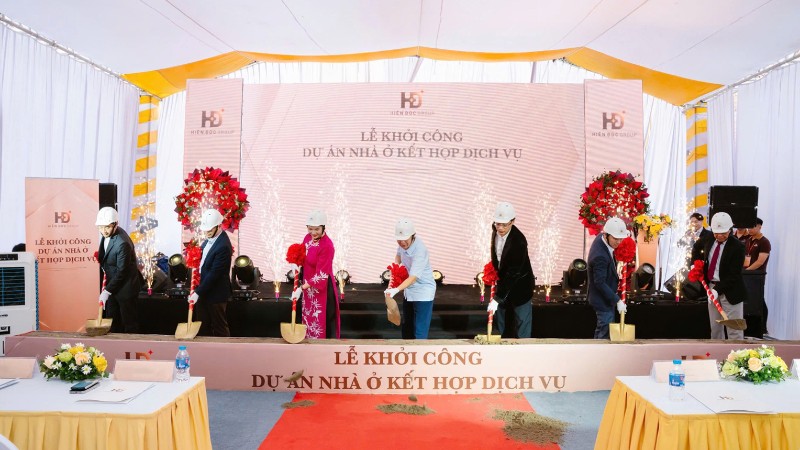 Hiền Đức Group: Khởi công công trình nhà ở kết hợp dịch vụ tại Hà Nội