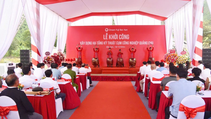 Khởi công xây dựng hạ tầng Cụm công nghiệp Quảng Chu
