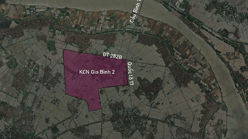 Hình ảnh KCN Gia Bình 2 trị giá gần 4.000 tỷ đồng đang xây dựng ở Bắc Ninh