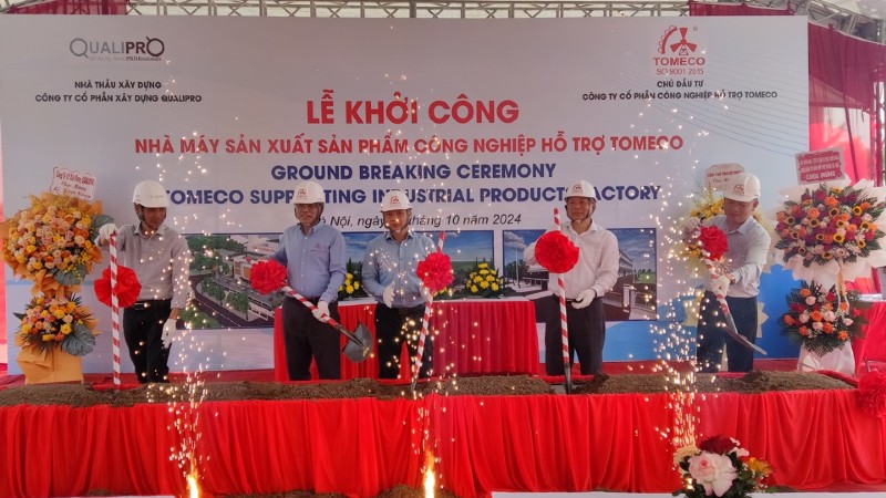TOMECO đầu tư xây dựng nhà máy sản xuất sản phẩm công nghiệp hỗ trợ tại HANSSIP
