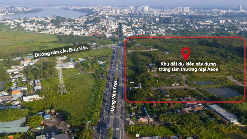 Cận cảnh khu đất xây trung tâm thương mại Aeon 6.000 tỷ ở Cù lao Phố
