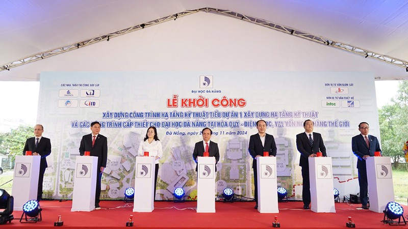 Hơn 300 tỷ đồng xây dựng hạ tầng kỹ thuật tại dự án Làng Đại học Đà Nẵng