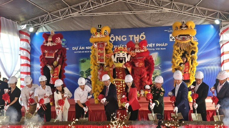 Nhà máy sản xuất tôn thép 45 triệu USD nằm tại vị trí đắc địa bậc nhất Hải Phòng chính thức động thổ
