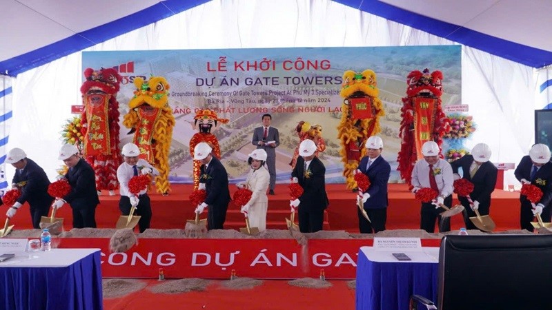 Bà Rịa – Vũng Tàu khởi công khu nhà ở 1.800 tỷ dành cho công nhân các KCN tại thị xã sắp lên thành phố