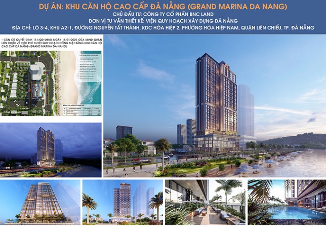 Phê duyệt quy hoạch tổng mặt bằng khu căn hộ cao cấp Đà Nẵng