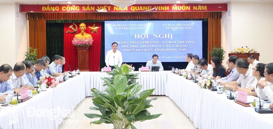 Đồng Nai thu hồi hơn 4,5 ngàn hécta đất cao su để triển khai các dự án trong năm 2025
