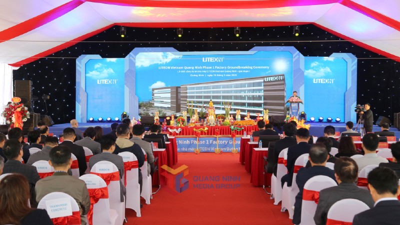Khởi công Dự án Nhà máy Lite-On Quảng Ninh – giai đoạn 1