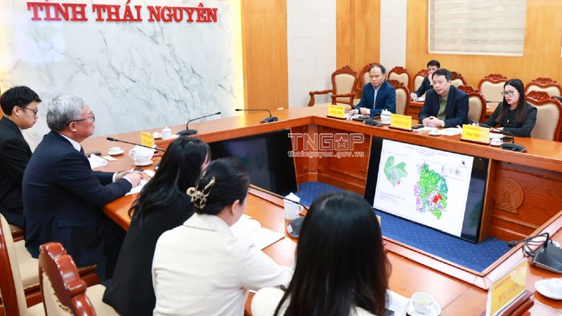 Doanh nghiệp Trung Quốc tìm hiểu cơ hội đầu tư tại Thái Nguyên