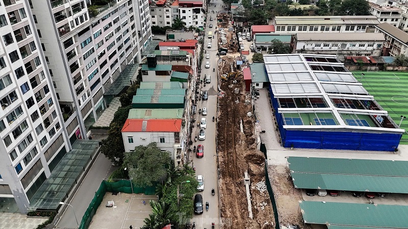 Dự án mở rộng đường Nguyễn Tuân gần 400 tỷ đồng hiện đang thi công ra sao?