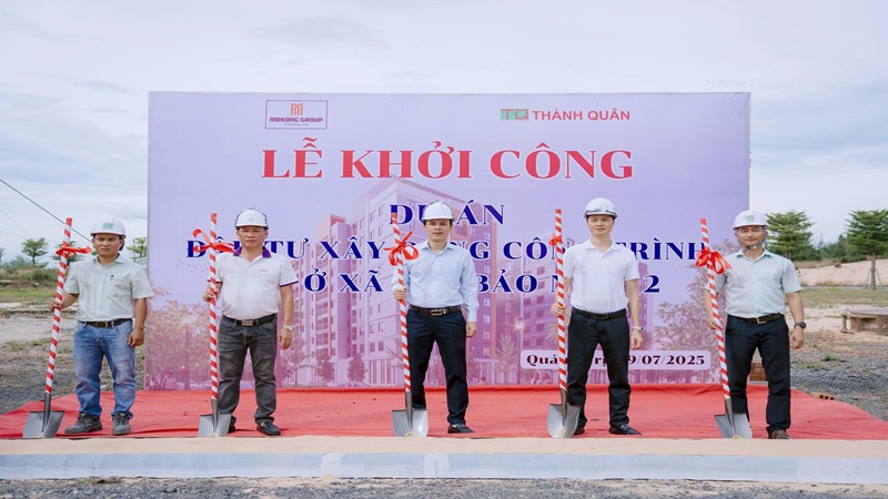 Mekong Group (VC3) khởi công dự án nhà ở xã hội Bảo Ninh 2