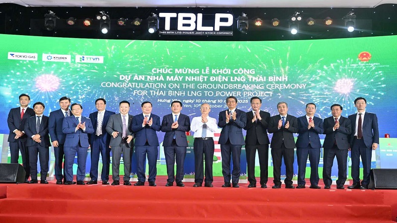 Khởi công dự án Nhà máy Nhiệt điện LNG Thái Bình