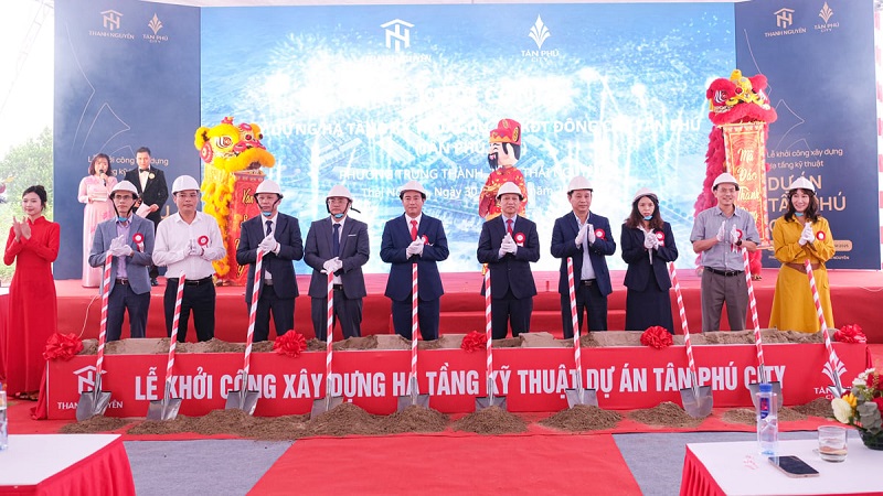 Khởi công Khu đô thị Tân Phú City – Điểm nhấn mới phía Nam Thái Nguyên