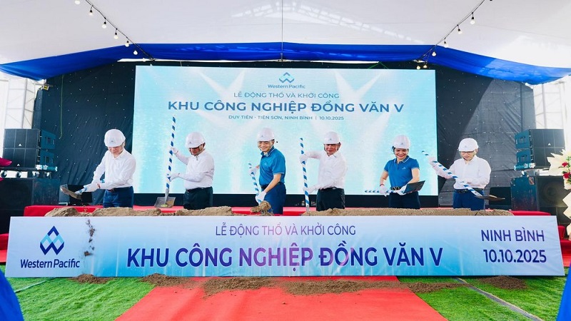Khởi công khu công nghiệp Đồng Văn V, tổng mức đầu tư trên 2.900 tỷ đồng