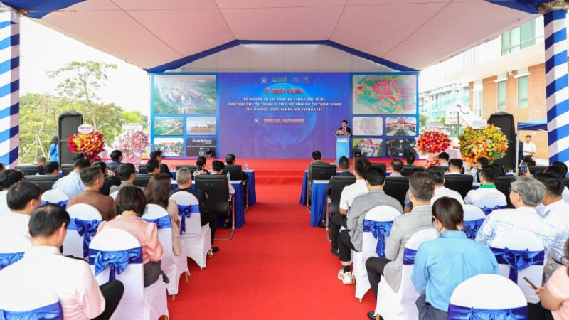 Khởi công Dự án hạ tầng công nghệ đô thị thông minh tại Hòa Lạc – Bước tiến trong xây dựng “Thành phố đại học thông minh”