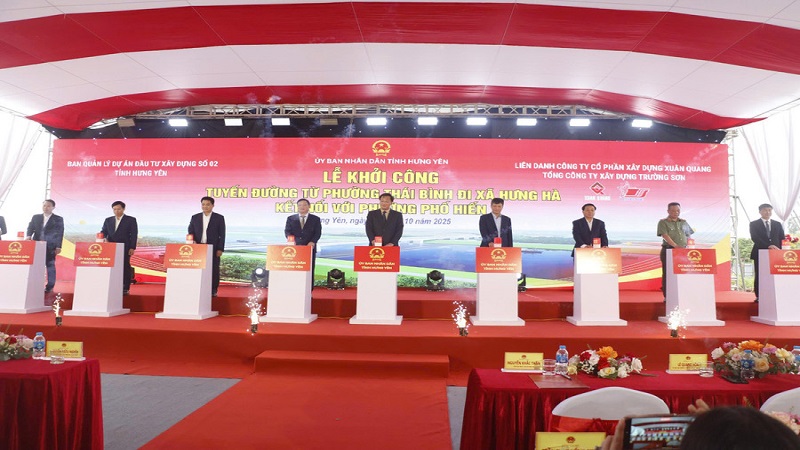 Hưng Yên khởi công tuyến đường gần 5.000 tỷ đồng