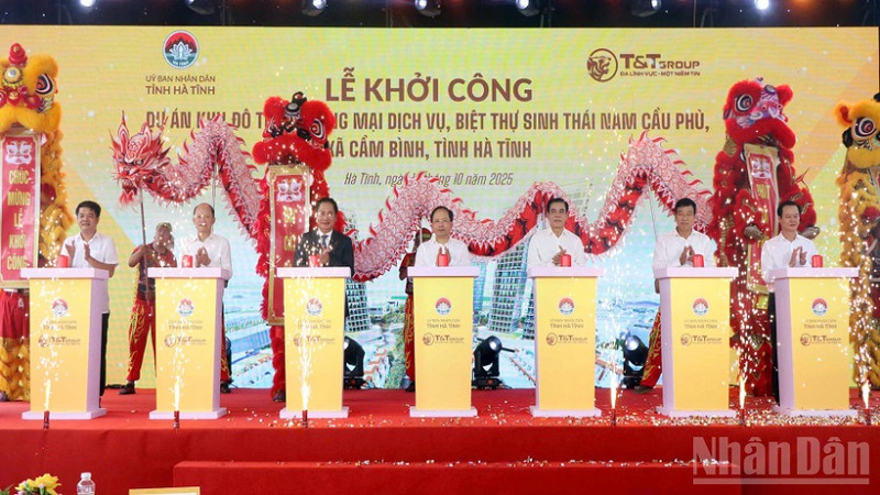 Hà Tĩnh: Khởi công dự án khu đô thị sinh thái gần 4.000 tỷ đồng