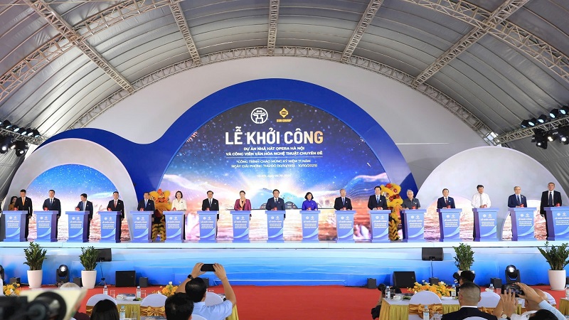 Hà Nội khởi công nhà hát opera bên hồ Tây