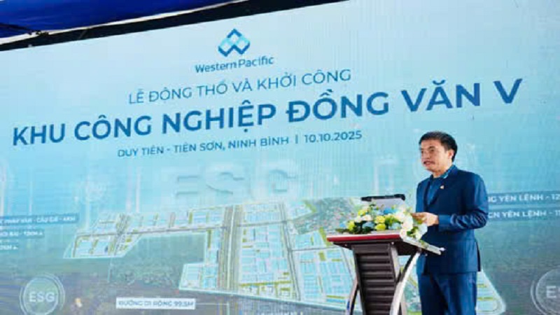 Khởi công khu công nghiệp Đồng Văn V, tổng mức đầu tư trên 2.900 tỷ đồng