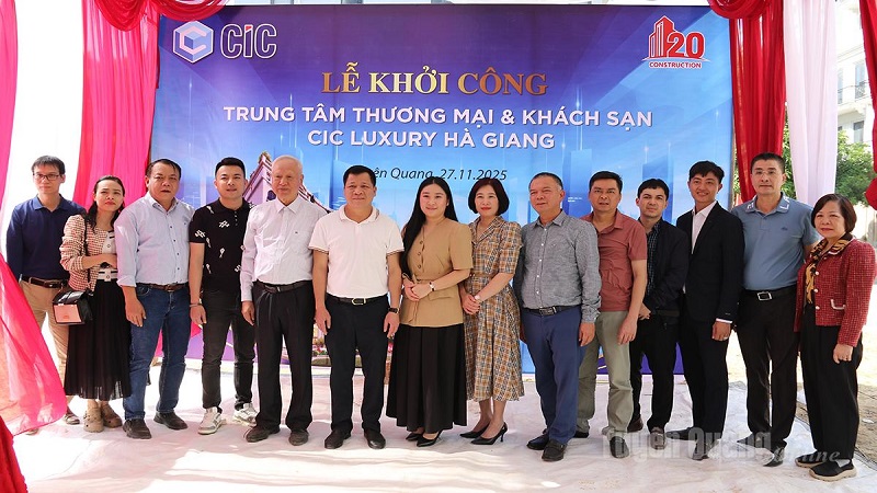 Khởi công xây dựng Trung tâm thương mại – khách sạn CIC Luxury Hà Giang