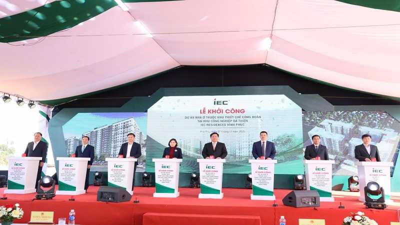 Khởi công Dự án nhà ở Khu thiết chế Công đoàn