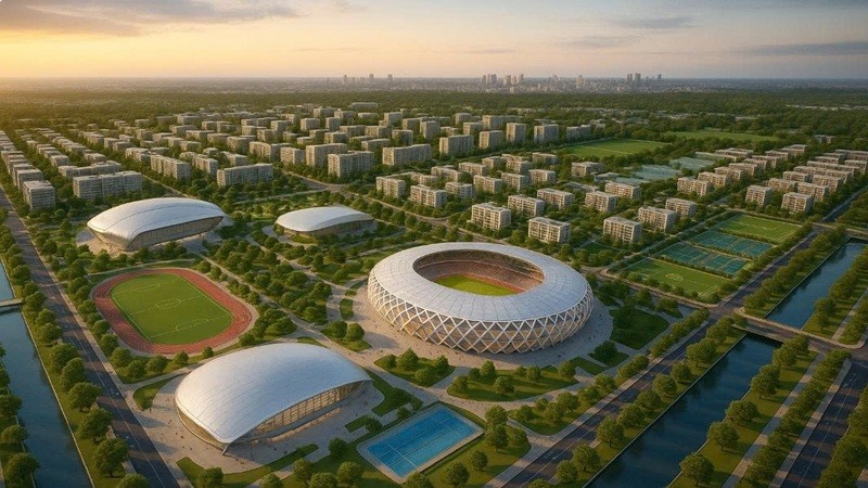 Sắp xuất hiện tổ hợp đô thị thể thao gần 3.800ha tại Hà Nội, hướng đến mô hình ‘làng Olympic’ quốc tế