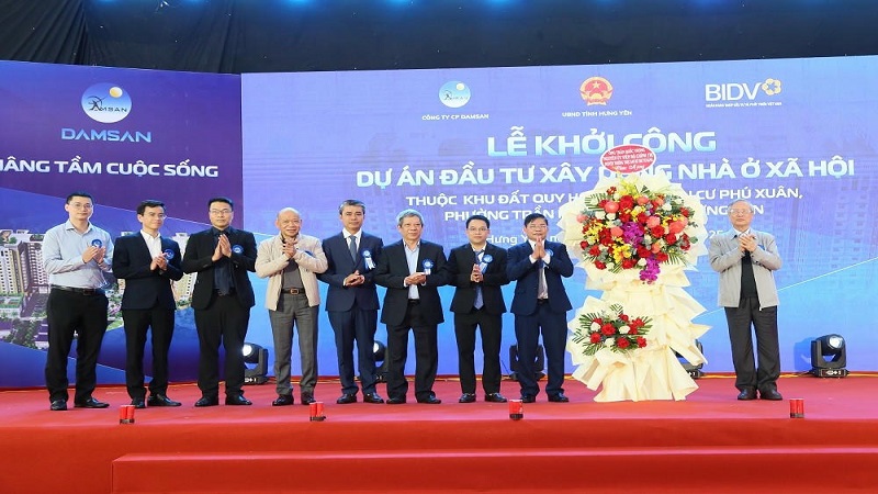 Hưng Yên khởi công dự án nhà ở xã hội khu dân cư Phú Xuân trị giá 680 tỷ đồng