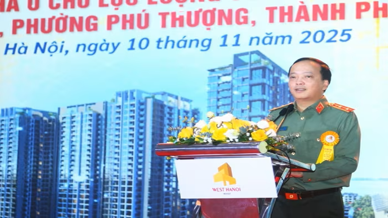 Khởi công dự án nhà ở cho lực lượng CAND tại Hà Nội