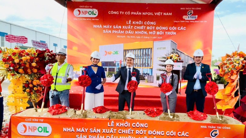 NPOIL Việt Nam khởi công nhà máy sản xuất dầu nhờn tại Tây Ninh – Bước tiến chiến lược trong giai đoạn mới