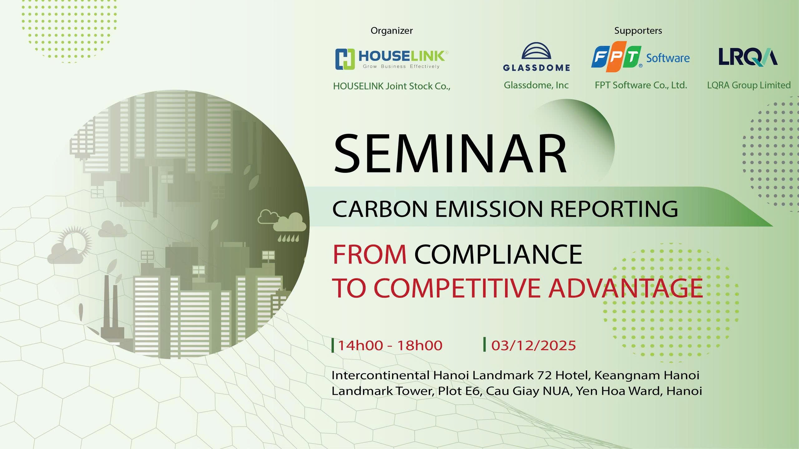 Seminar on Carbon Emissions Reporting – From Compliance to Competitive Advantage