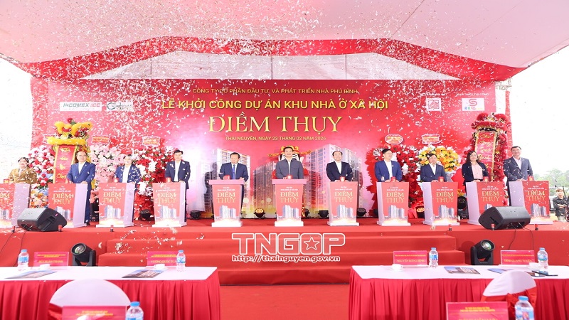 Khởi công Dự án Khu nhà ở xã hội Điềm Thụy