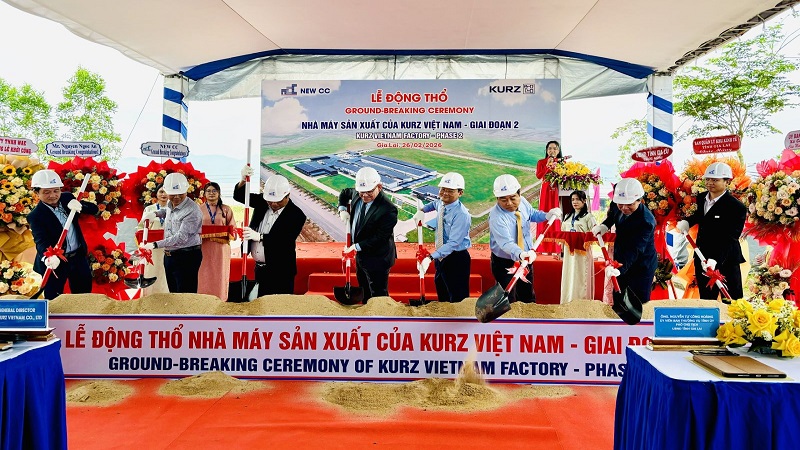 Lễ động thổ Nhà máy sản xuất Công ty TNHH KURZ Việt Nam – Giai đoạn 2