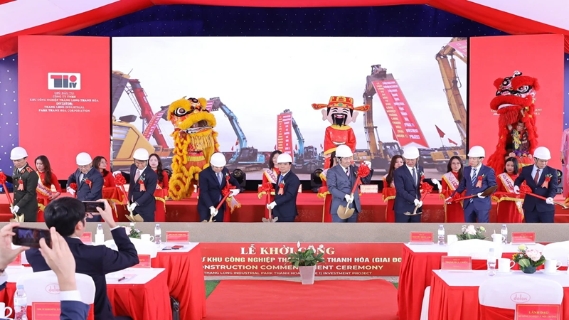 Khởi công Dự án Khu công nghiệp Thăng Long Thanh Hóa – giai đoạn 1