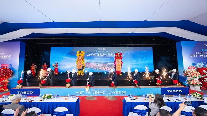 Tasco khởi công khu biệt thự cao cấp Việt Trì Legacy Lakeside