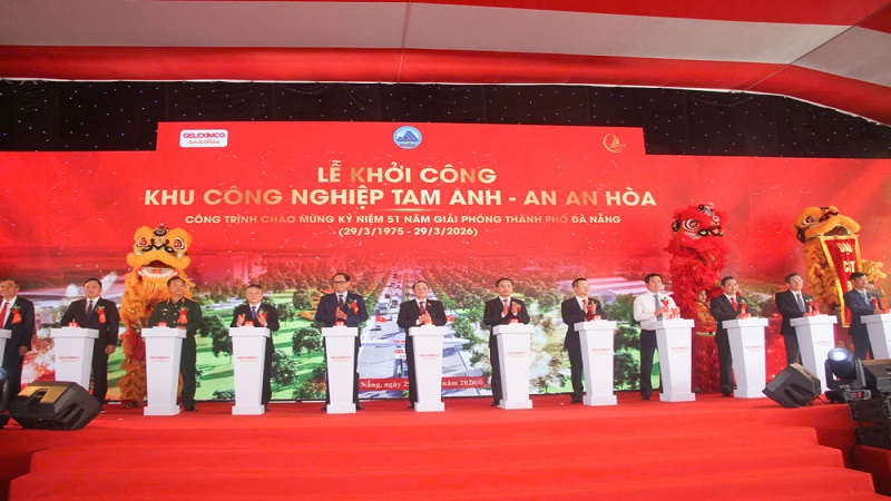Đà Nẵng khởi công Dự án Đầu tư xây dựng và Khu công nghiệp với tổng vốn đăng ký đầu tư hơn 4.100 tỷ đồng