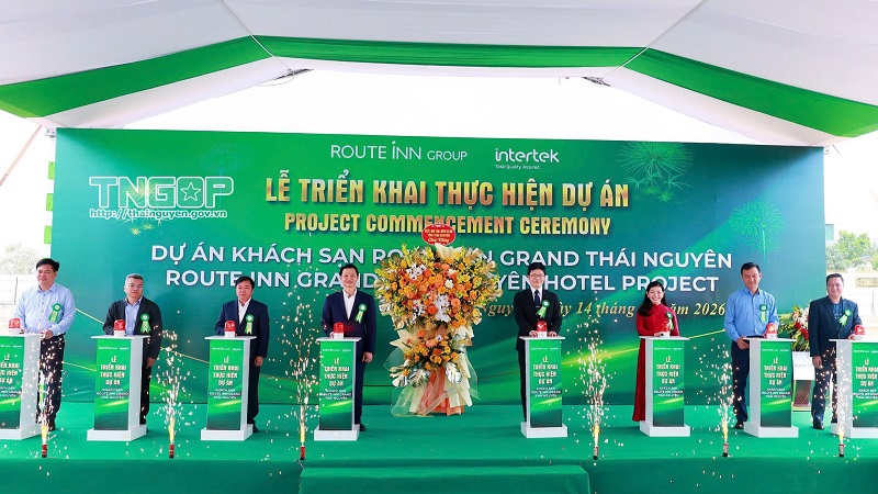 Chính thức triển khai Dự án Khách sạn Route Inn Grand Thái Nguyên