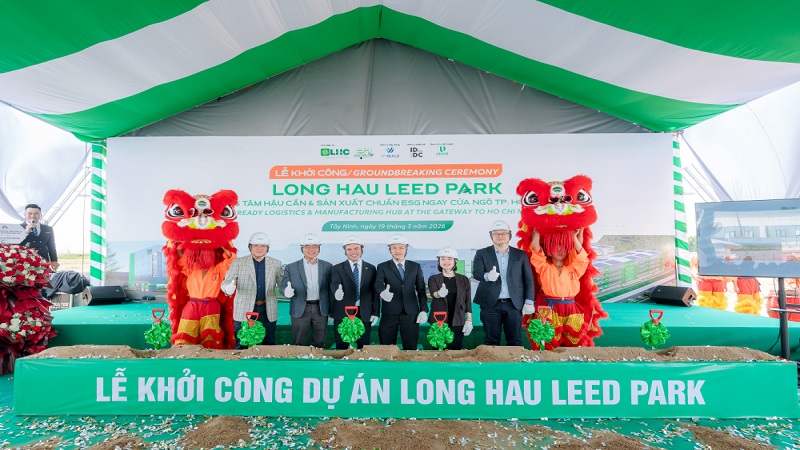 Long Hậu khởi công Long Hau LEED Park: Trung tâm hậu cần và sản xuất ESG ngay cửa ngõ TP.HCM
