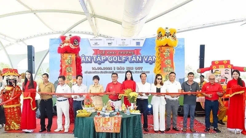 TTC LAND khai trương sân Tập Golf tại Đảo Kim Quy